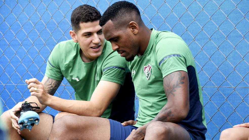 Digão e Nino terminaram 2019 como titulares — Foto: Mailson Santana / FFC