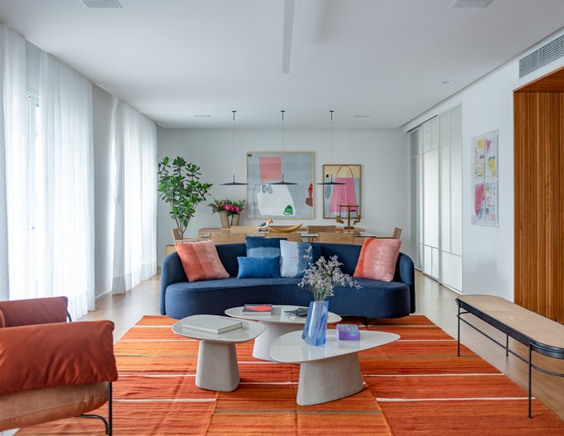 300 m² com décor colorido, aconchegante e despojado (Foto: Wesley Diego Emes )
