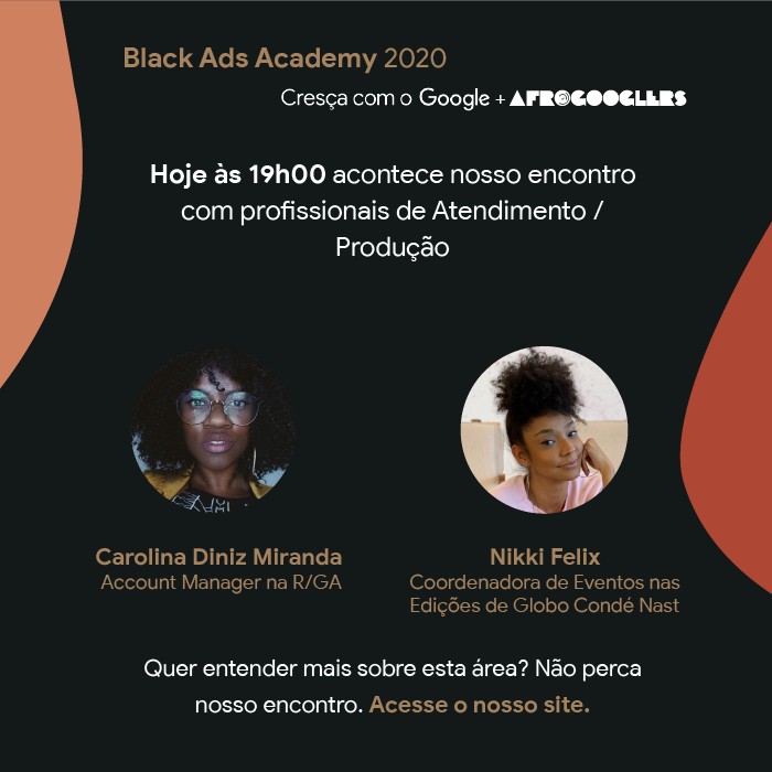 Nikki Felix e Carolina Diniz Miranda vão falar hoje às 19h sobre produção e atendimento (Foto: Divulgação)