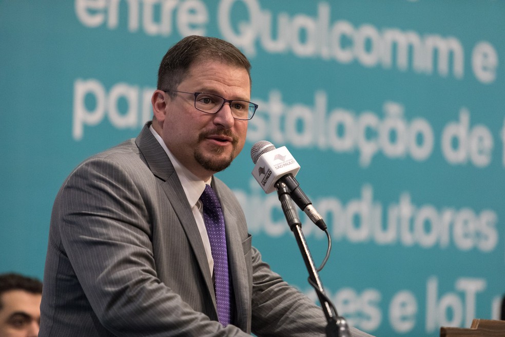Cristiano Amon, CEO da Qualcomm. (Foto: Marcelo Brandt/G1)