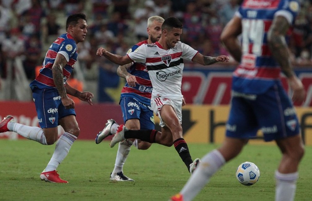 Rodrigo Nestor em Fortaleza x São Paulo — Foto:  Rubens Chiri/saopaulofc