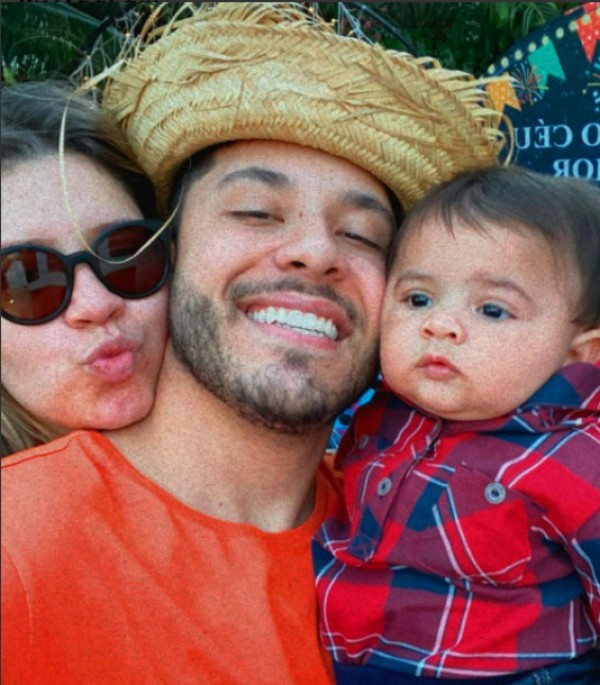 Marília. Murilo e o filho Léo  (Foto: Reprodução/Instagram )