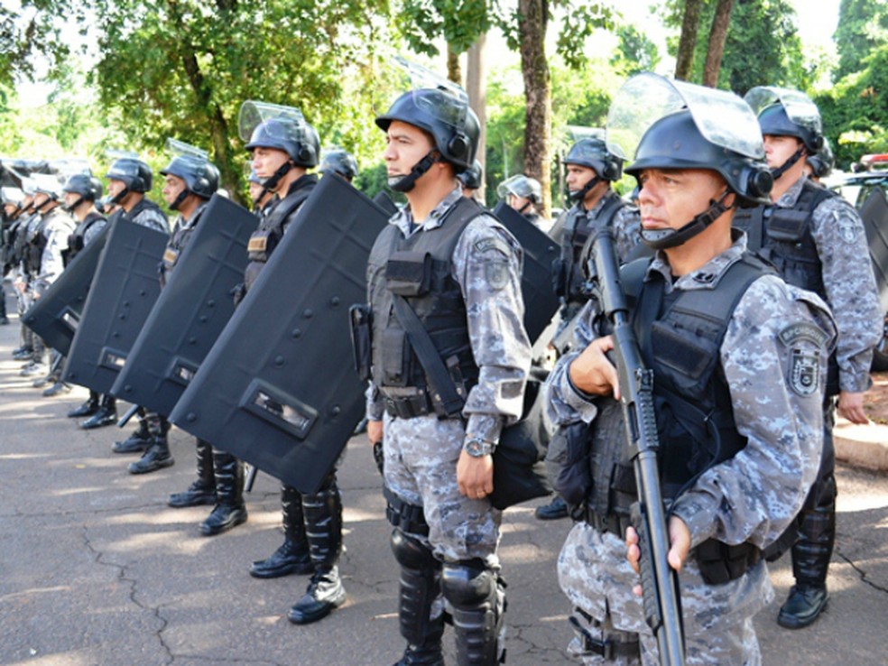 Batalhão de Choque da PM  — Foto: Batalhão de Choque da Polícia Militar/ Divulgação
