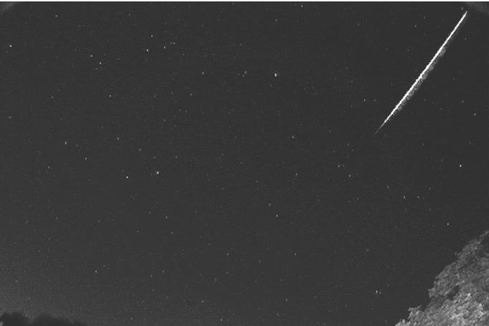 Observatório da Unesp-Bauru começa a 'patrulhar' céu e registra seu primeiro meteoro — Foto: Observatório de Astronomia da Unesp-Bauru