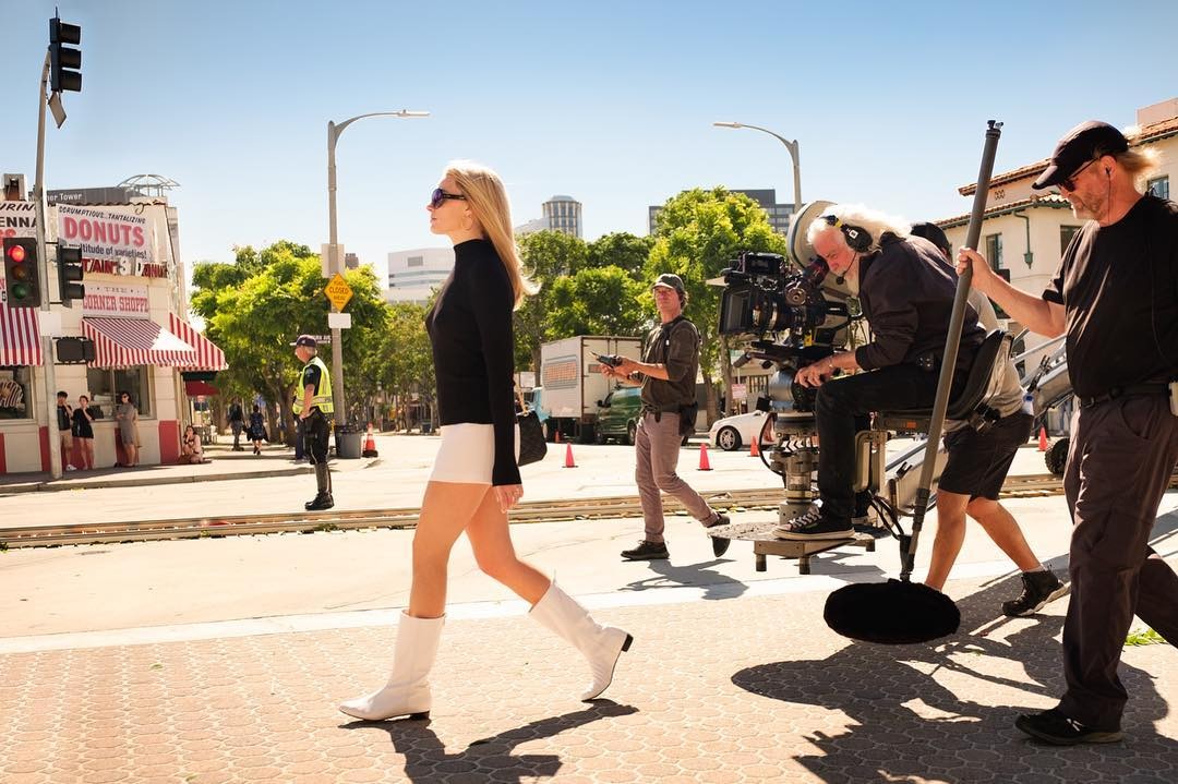 Margot Robbie é Sharon Tate no novo filme de Quentin Tarantino (Foto: Instagram Once in Hollywood/ Reprodução)
