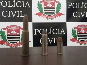 Munições também foram localizadas nas casas dos suspeitos (Foto: Polícia Civil/Cedida)