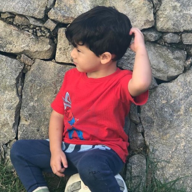 Fernanda Gentil deseja parabéns apaixonado ao filho Gabriel (Foto: Reprodução/Instagram)