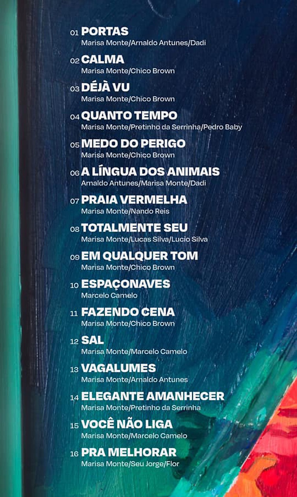 Marisa Monte revela nomes e autores das 16 músicas do álbum 'Portas' | Blog  do Mauro Ferreira | G1