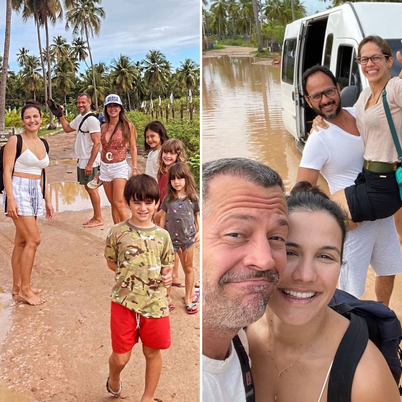 Malvino Salvador e Kyra Gracie viajam em família  (Foto: Reprodução / Instagram)