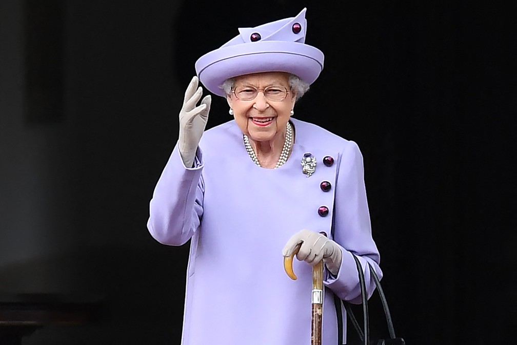 Rainha Elizabeth II em imagem de 28 de junho de 2022 — Foto: Andy Buchanan/AFP/Arquivo