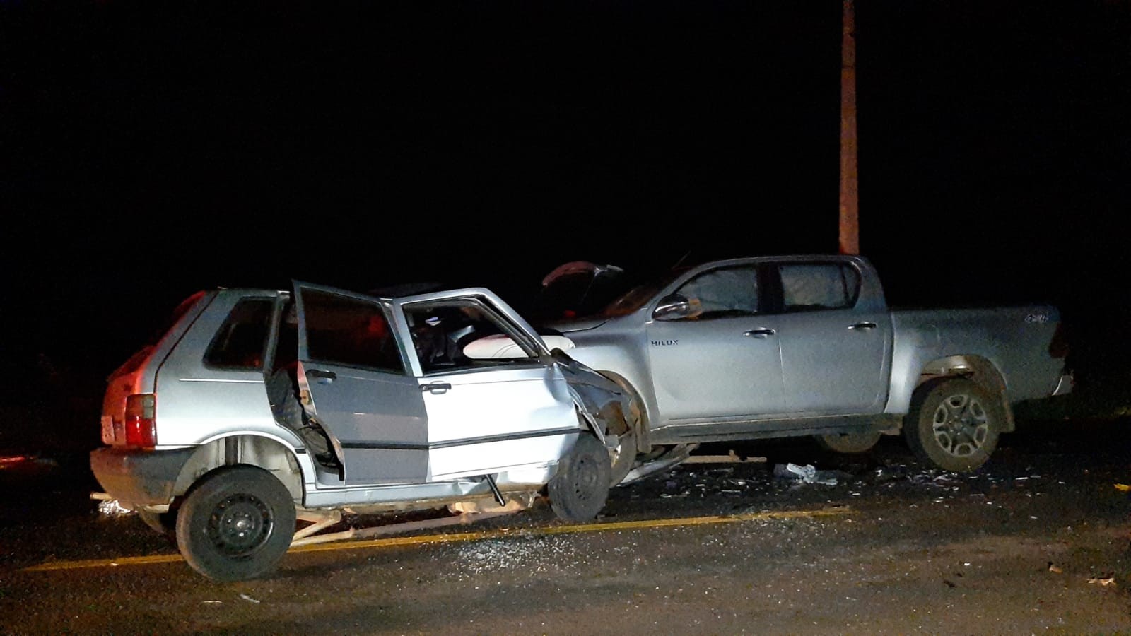 Acidente com 3 carros mata mulher em vicinal entre Gavião e Araraquara
