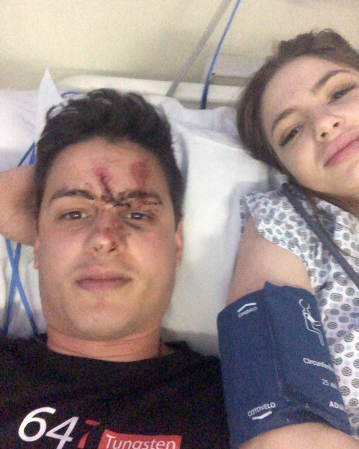 Gabriel Boni e Amanda Felício (Foto: Reprodução/Instagram)