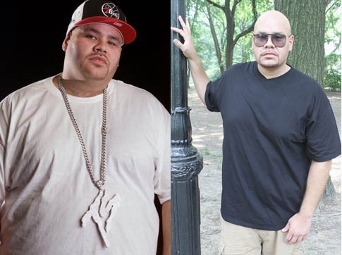 Fat Joe antes e depois de perder 45 kg (Foto: Reprodução)