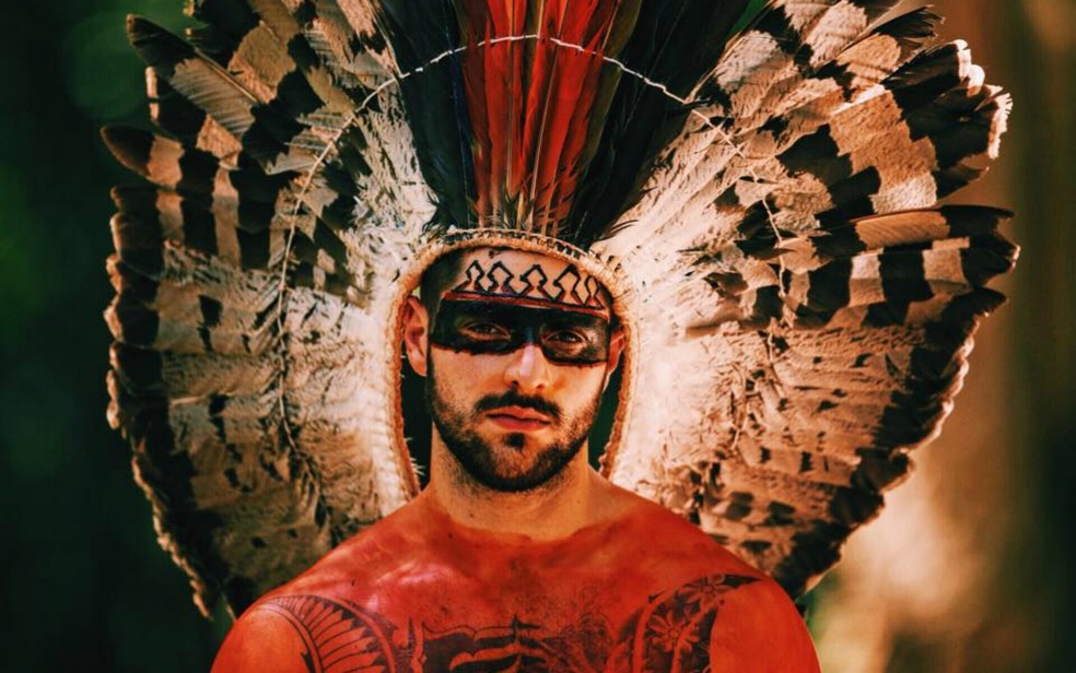 Em 2015, DJ lançou música com sons emitidos durante ritual indígenas no Acre — Foto: Érico Salutti/Arquivo pessoal