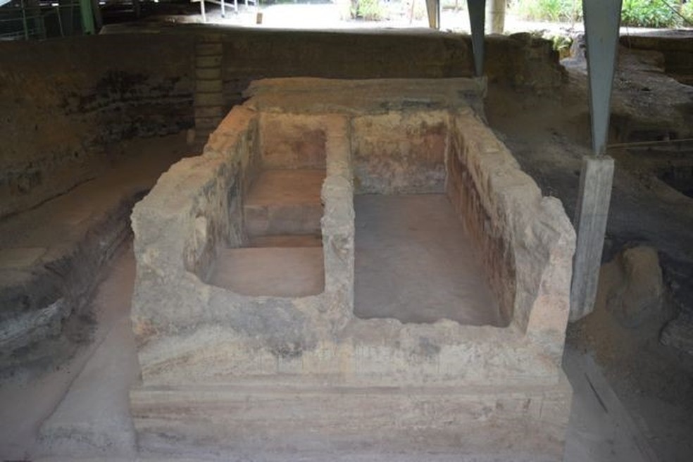 Una de las habitaciones encontradas en Joya de Cerén (Foto: MINISTERIO DE CULTURA EL SALVADOR)