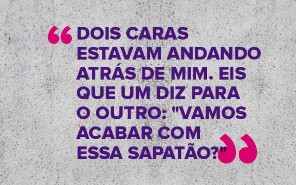 Relato de homofobia divulgado pela ONG All Out — Foto: All Out/Reprodução