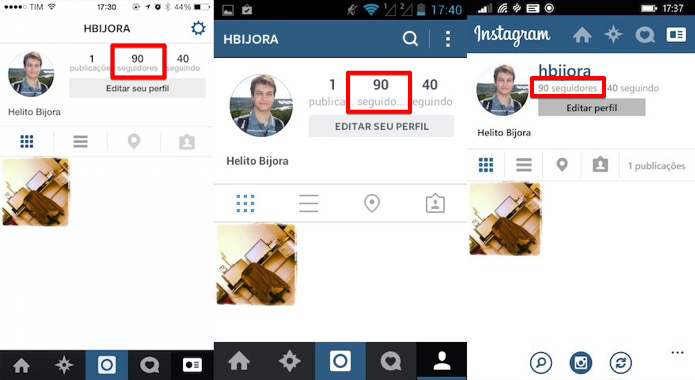 Abra a sua lista de seguidores (Foto: Reprodução/Helito Bijora)