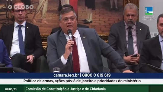 Bate-boca entre governistas e bolsonaristas interrompe audiência com Flávio Dino na Câmara