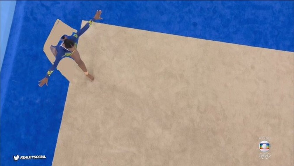 Internautas pedem VAR na apresentação de Rebeca Andrade — Foto: Divulgação