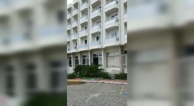 Explosão compromete estrutura de hotel em Florianópolis