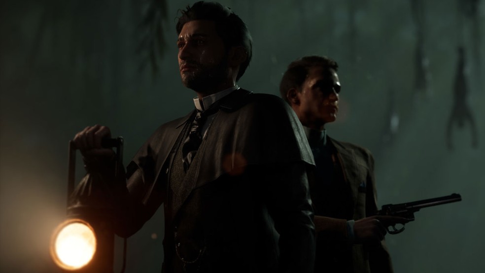 Sherlock Holmes: The Awakened traz o detetive mais famoso do mundo e seu parceiro Dr. Watson em uma aventura contra o mito de Cthulhu de H.P. Lovecraft — Foto: Reprodução/Steam