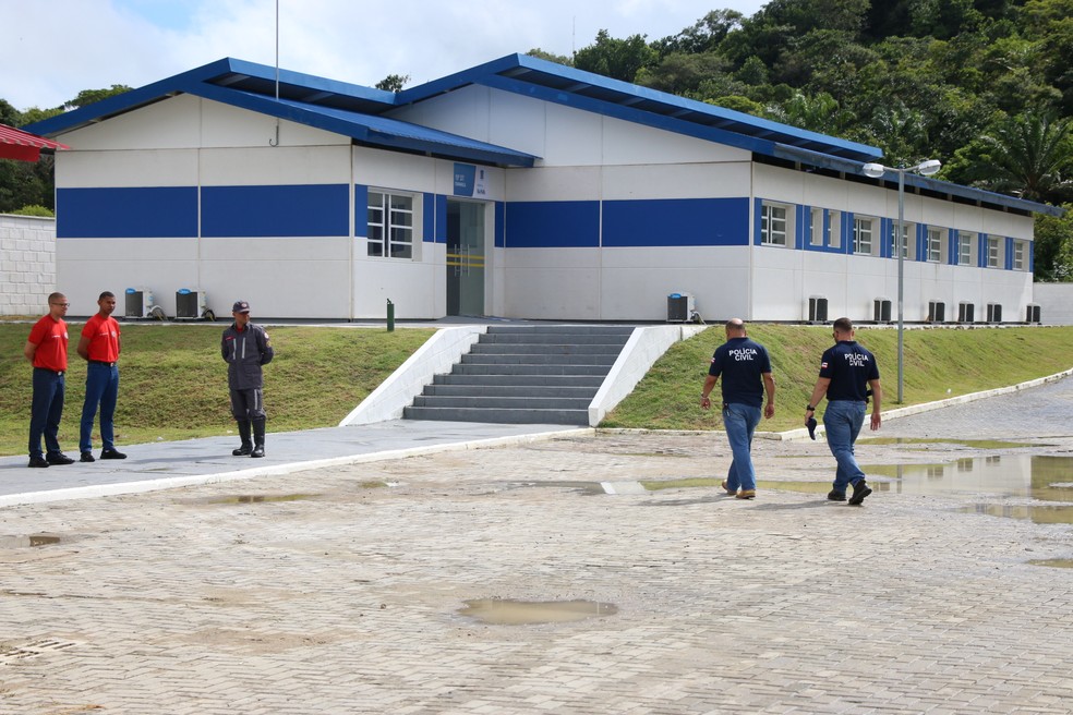 Crime é investigado na Delegacia de Vera Cruz, que fica no Distrito Integrado de Segurança da Ilha de Itaparica  — Foto: Divulgação/SSP-BA