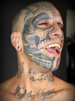 Musquito disse que já tatuou 70% do corpo (Foto: Fabio Rodrigues/G1)