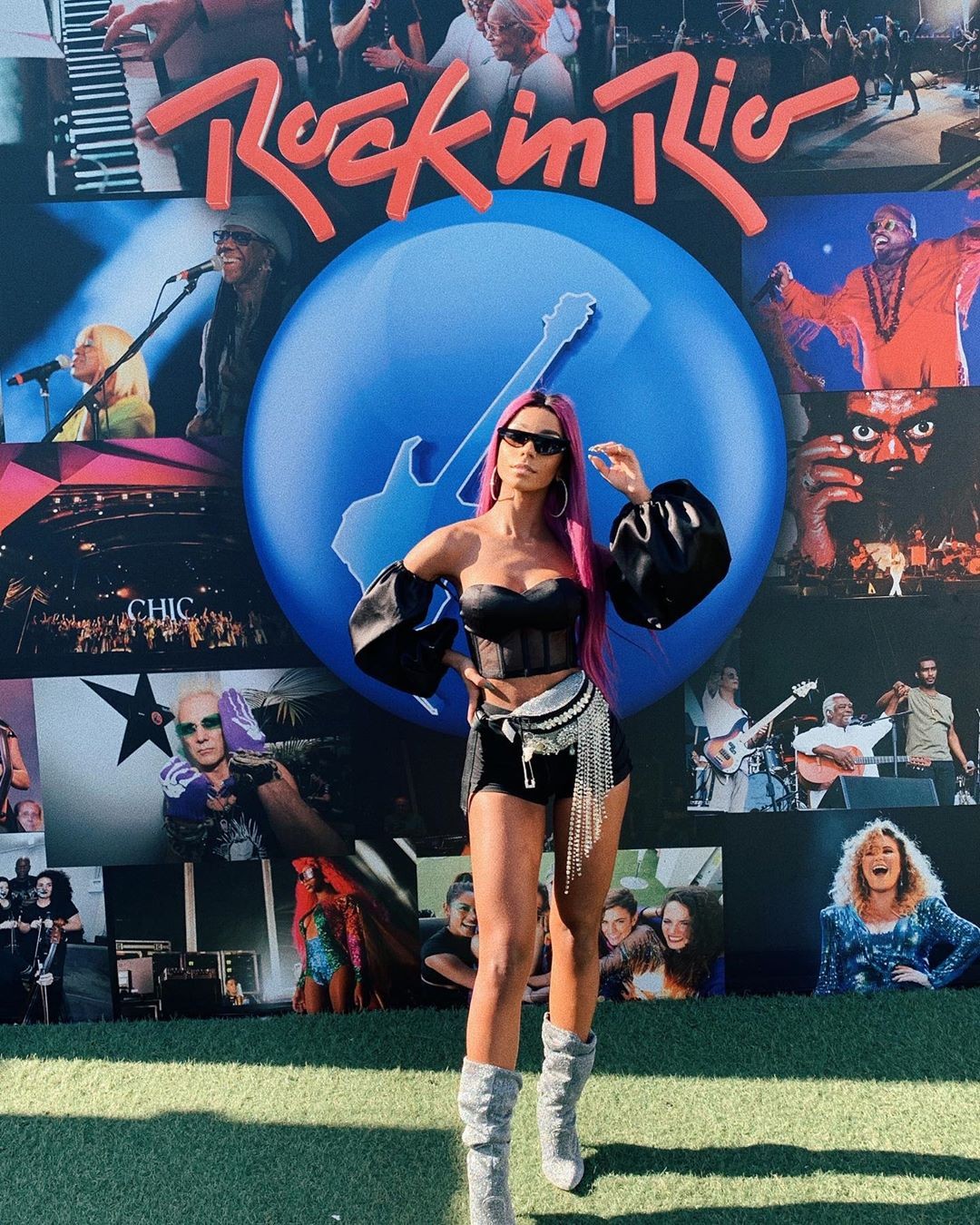 Brunna Gonçalves no Rock in Rio (Foto: Instagram)