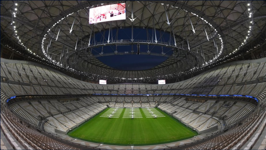 Estádio Lusail, que vai receber dez jogos da Copa do Mundo 2022, incluindo a final