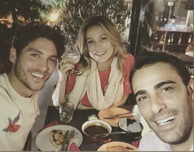 Luana Piovani e Igor Marchesi com o amigo Vinicius Caldeira (Foto: Reprodução / Instagram)