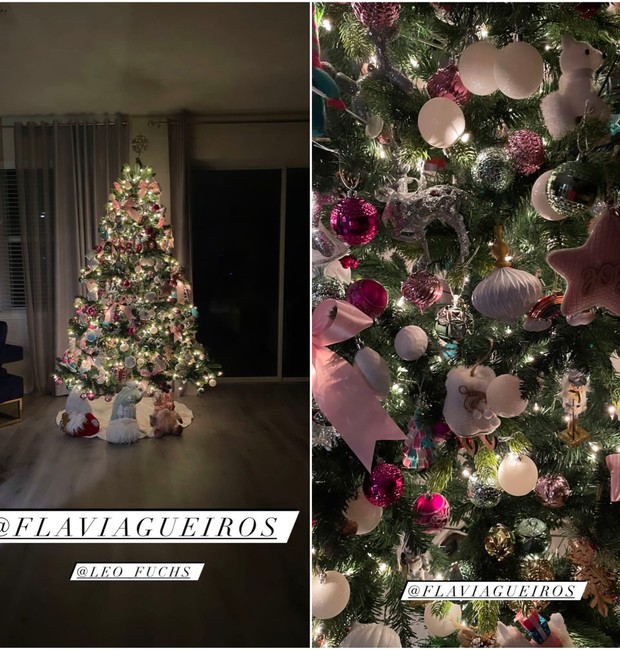 Árvore de Natal de Bruna Marquezine (Foto: Reprodução / Instagram)