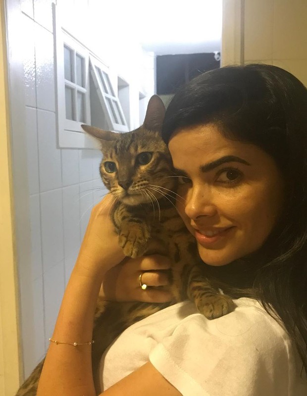 Vanessa Giacomo lamenta morte de seu gatinho de estimação (Foto: Reprodução/Instagram)