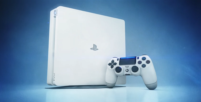 PS4 Slim ganha versão branca (Foto: Reprodução/YouTube)