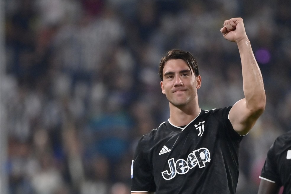 Vlahovic é a esperança de gols da Juventus — Foto: Getty Images