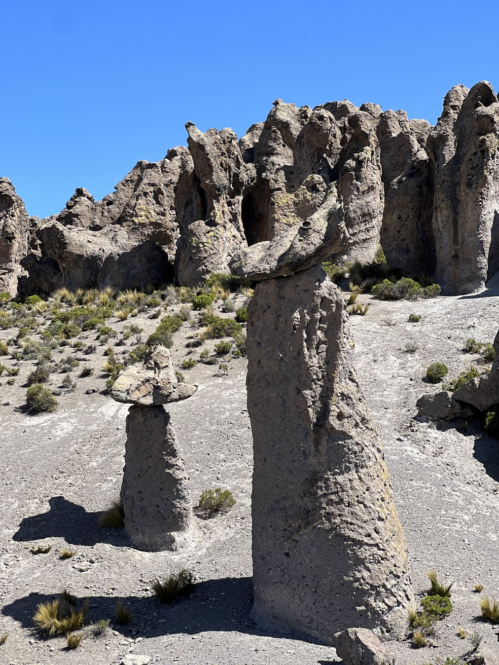 Rocha sobre rocha: um outro visual da natureza da região do Titicaca — Foto: Acervo pessoal