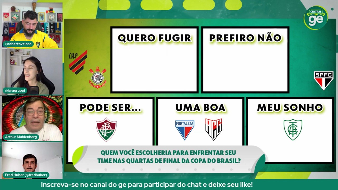 'Fluminense j&aacute; est&aacute; chegando no prazo de validade', diz Voz da Torcida do Flamengo em rela&ccedil;&atilde;o &agrave; Copa do Brasil