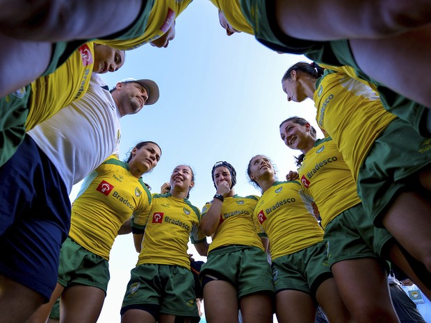 Seleção Brasileira feminina de Rúgbi (Foto: Buda Mendes/STF)