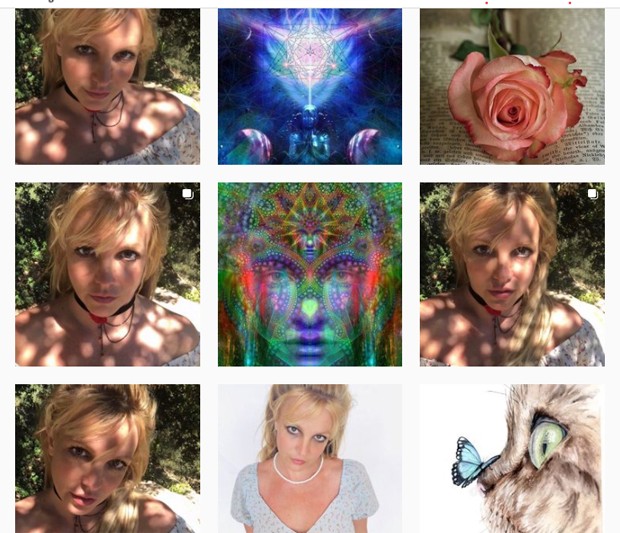 Britney Spears repetiu fotos e vídeos diversas vezes com mesmo look e no mesmo local (Foto: Reprodução/Instagram)