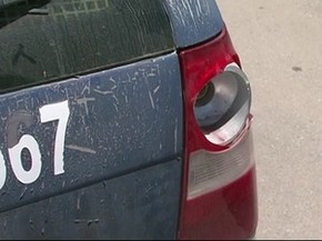 Carros da polícia estão com problemas em Garanhuns (Foto: Reprodução/TV Asa Branca) Carros da polícia estão com problemas em Garanhuns (Foto: Reprodução/TV Asa Branca)