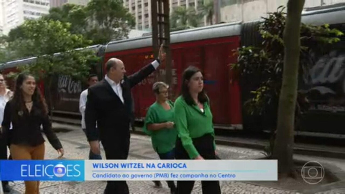 Witzel vai ao Centro do Rio e propõe a criação de bilhete único para todos os transportes públicos
