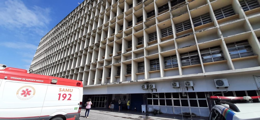 Hospital da Restauração fica localizado no bairro do Derby, no Recife — Foto: Everaldo Silva/TV Globo