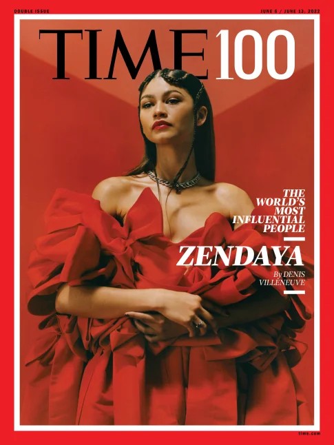 Zendaya na capa da TIME (Foto: TIME)