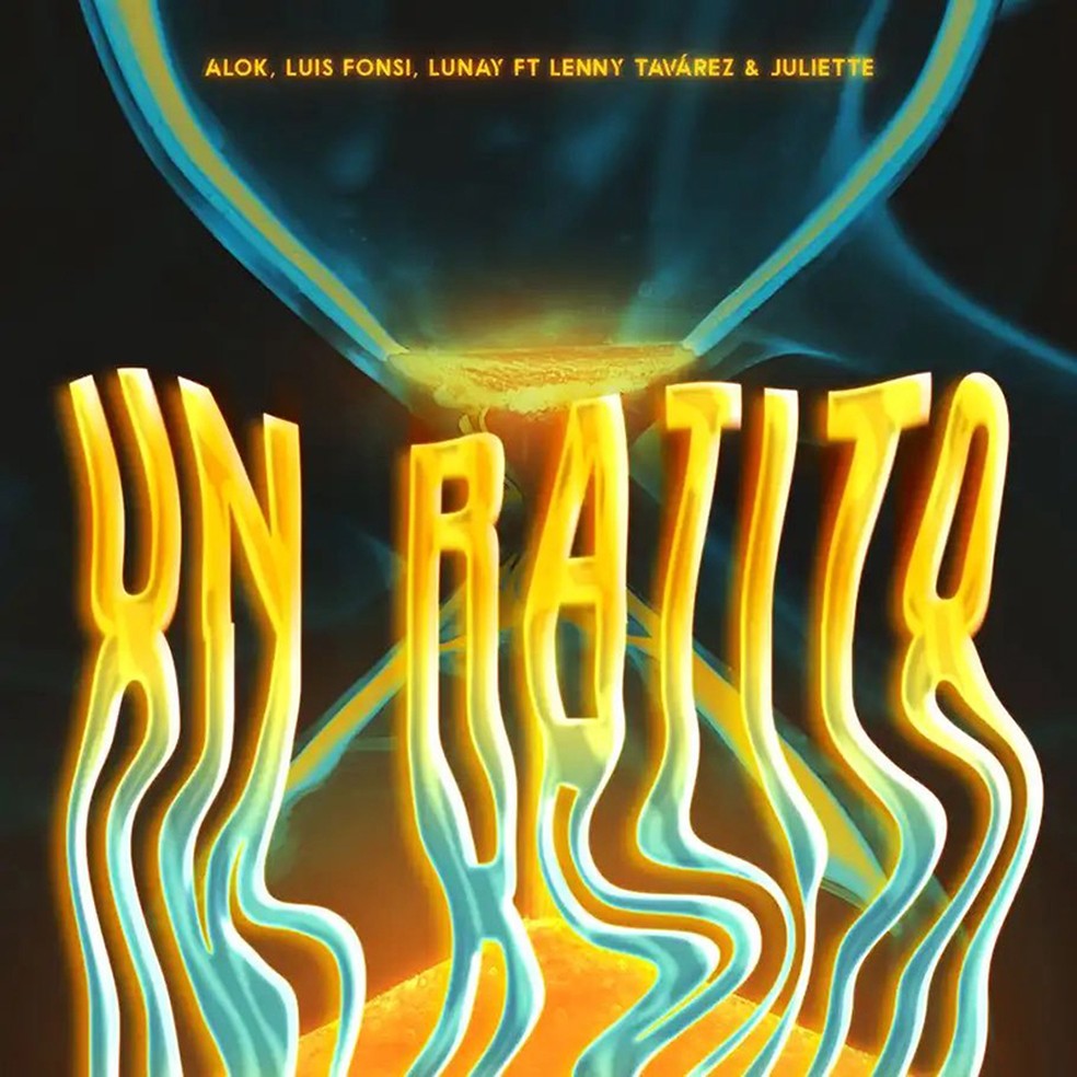 Capa do single 'El ratito', de Alok, Luis Fonsi e Lunay com Lenny Tavárez e Juliette — Foto: Divulgação