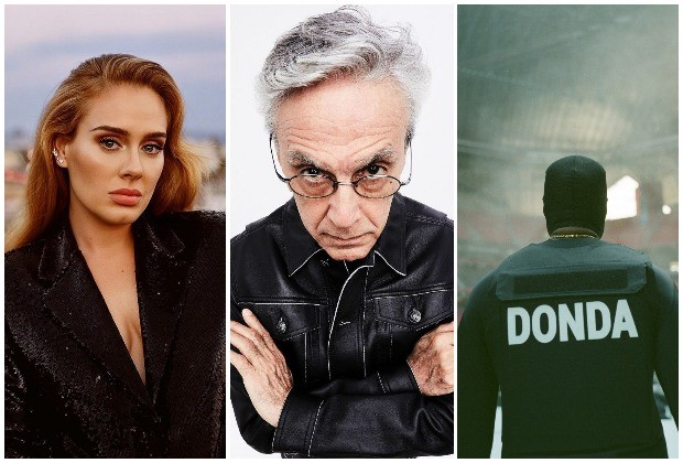 Adele; Caetano Veloso; Kanye West (Foto: Reprodução)
