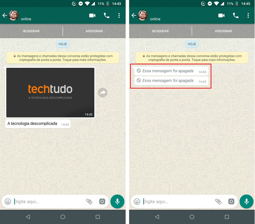 Whatsapp Como Recuperar Mensagens E Fotos Apagadas Para Todos Redes Sociais Techtudo