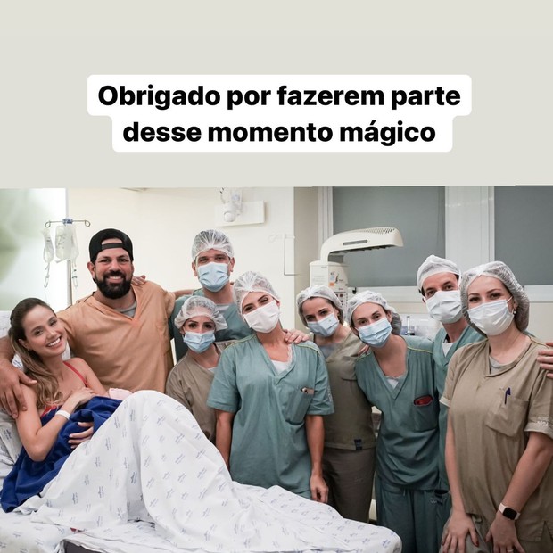 Sorocaba posta fotos do parto de Biah Rodrigues (Foto: Reprodução/Instagram)