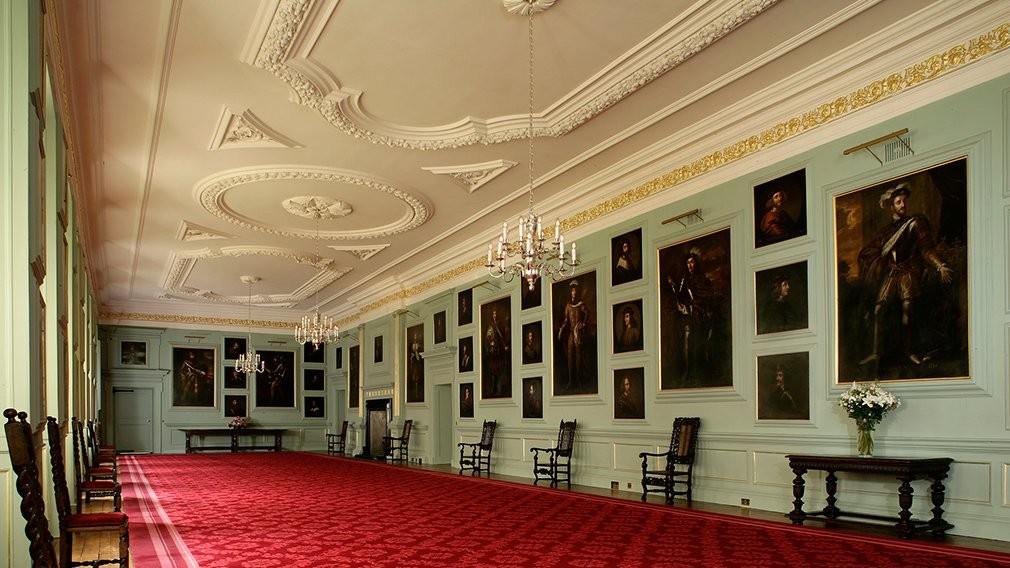 Great Gallery, no Palácio de Holywood, na Escócia (Foto: Divulgação/Royal Collection Trust)