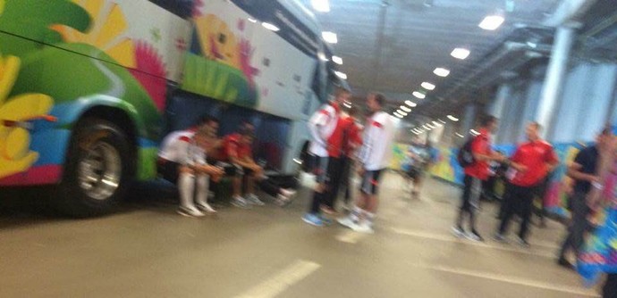Mineirão bastidores 7x1 (Foto: Arquivo pessoal)
