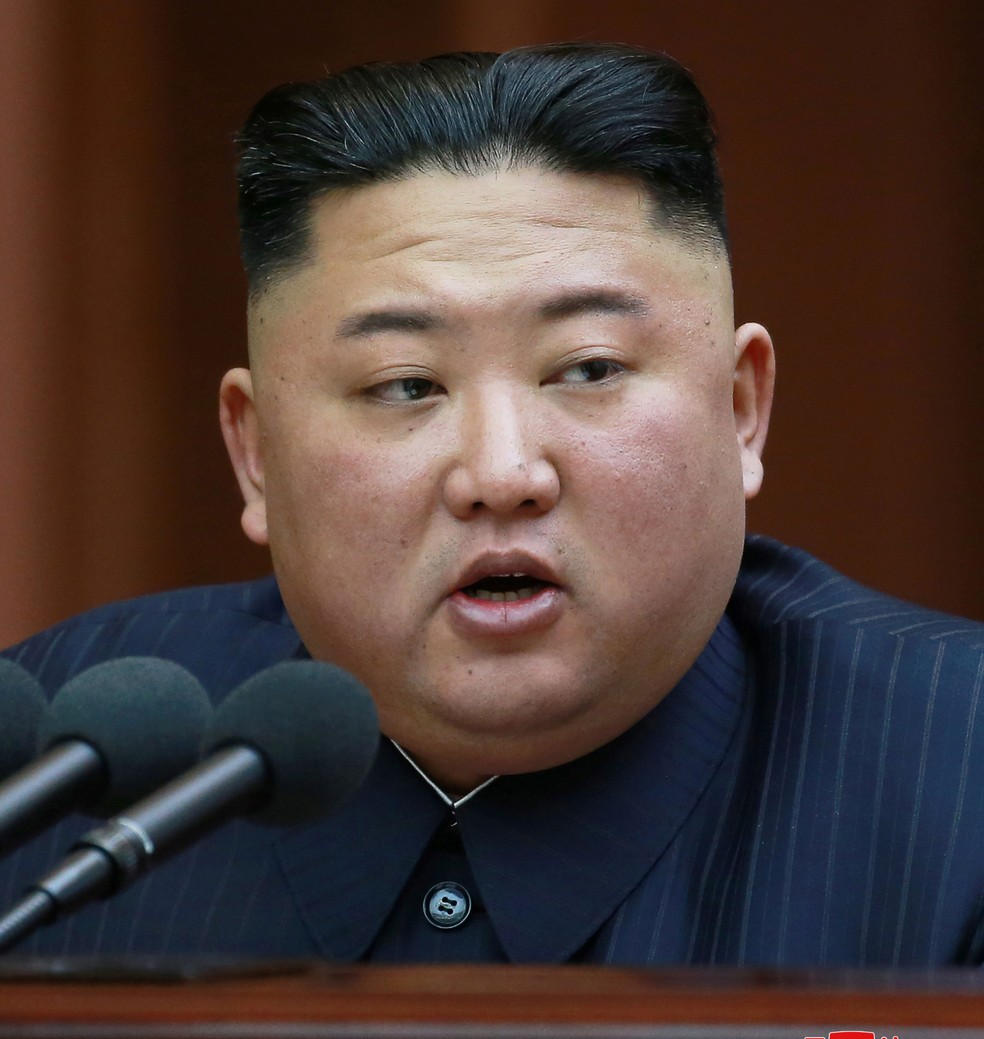 Líder norte-coreano, Kim Jong-un, em imagem de arquivo — Foto: KCNA via Reuters