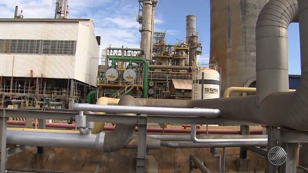 Petrobras anuncia fechamento de fábrica de fertilizantes no Polo Petroquímico de Camaçari (Foto: Reprodução/TV Bahia)